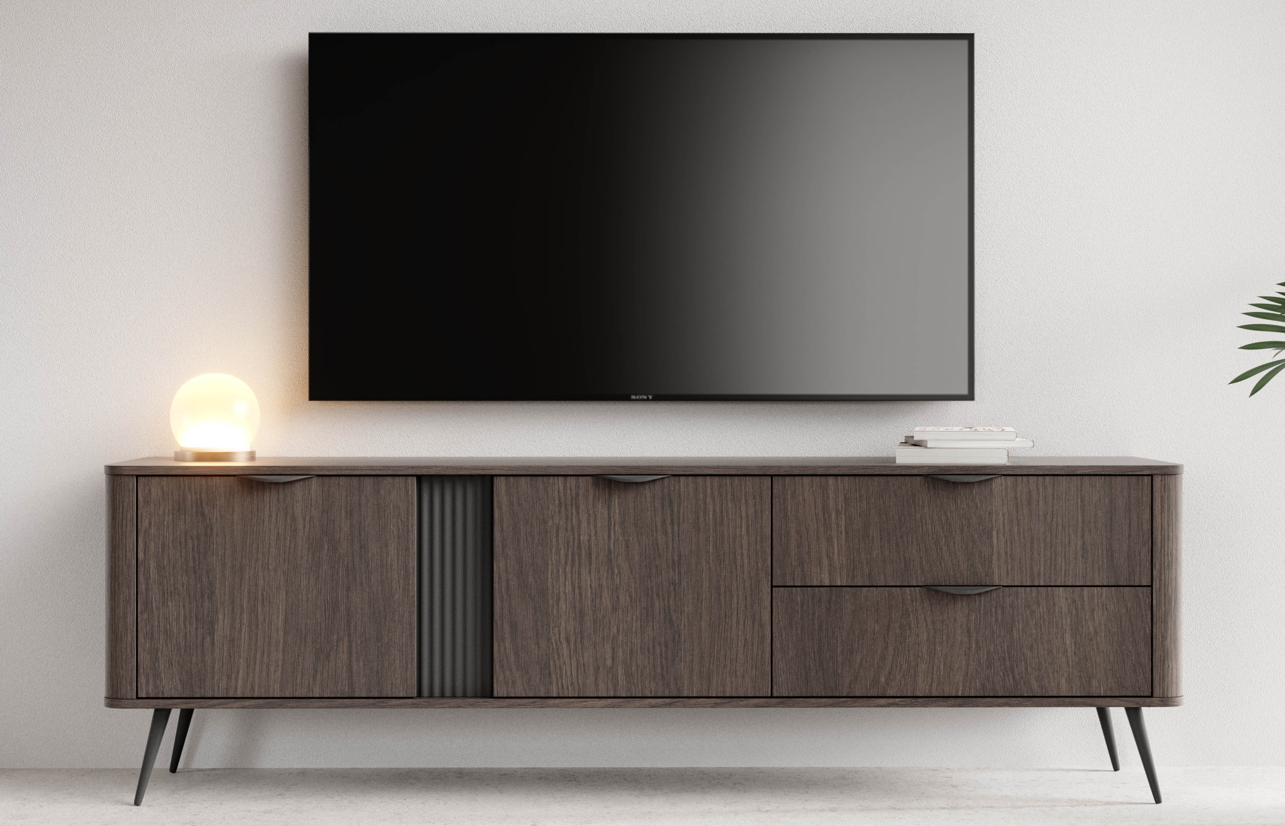 その他 AS-03F5502TV VERIS E RTV TV komoda 2D2S | Baldų turgus