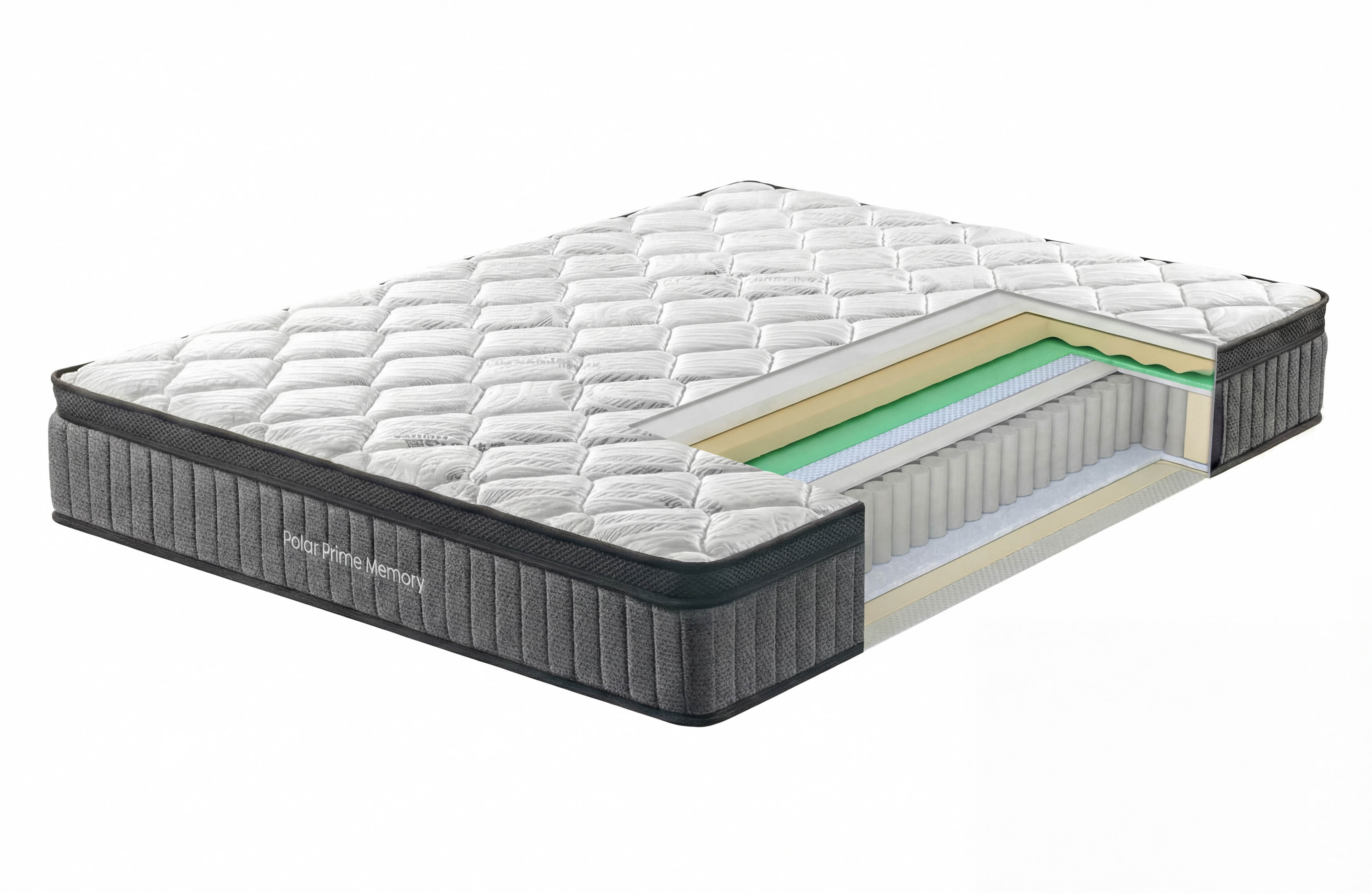 POLAR PRIME MEMORY 160x200x25 čiužinys (Susuktas) | Baldų turgus