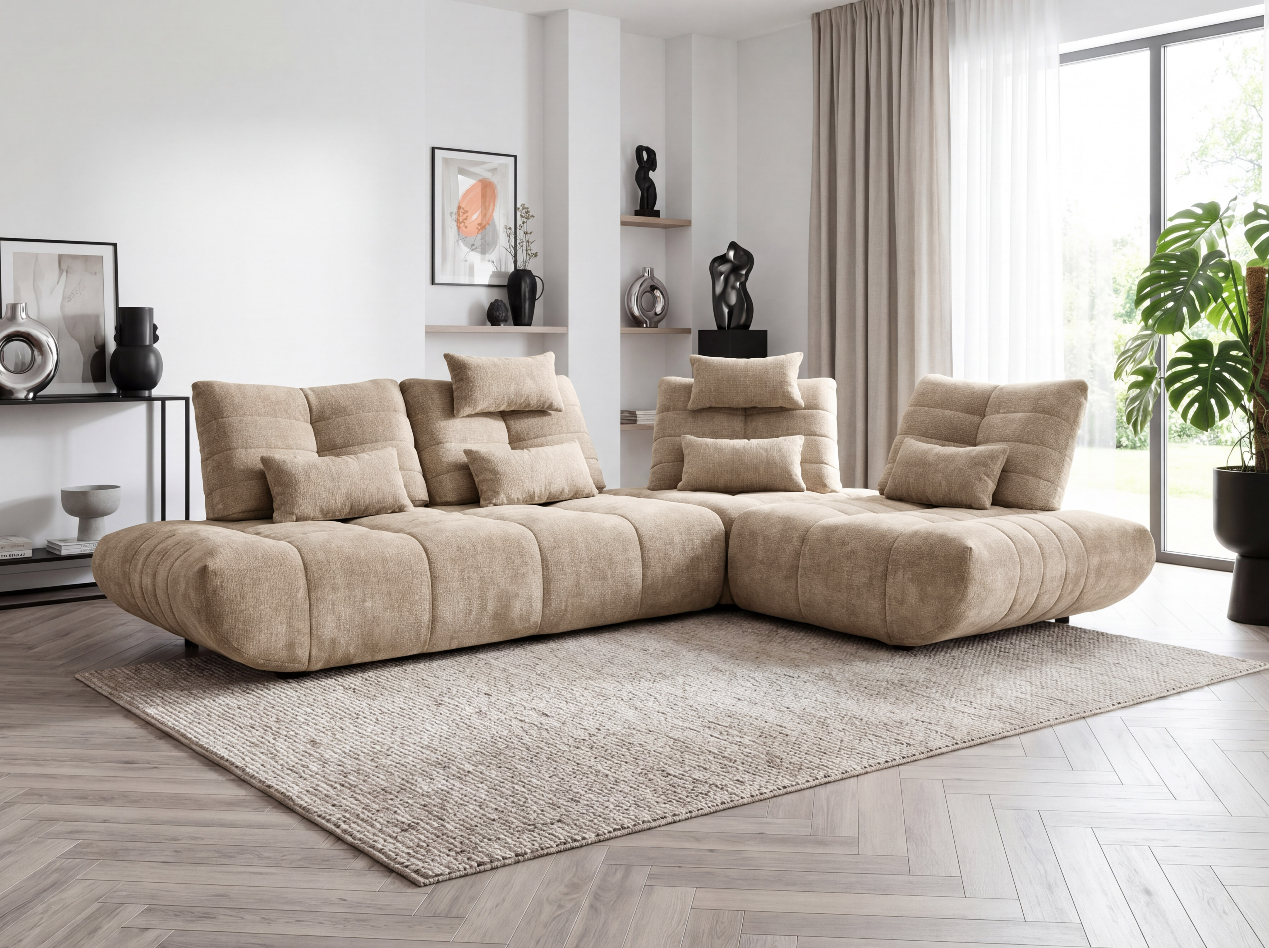 VIVRA (II gr.) minkštas kampas (Madera-17) D | Baldų turgus